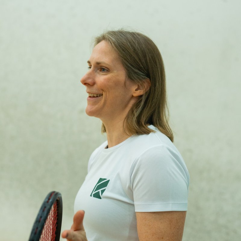 Sally Archibald, squash coach in Manchester